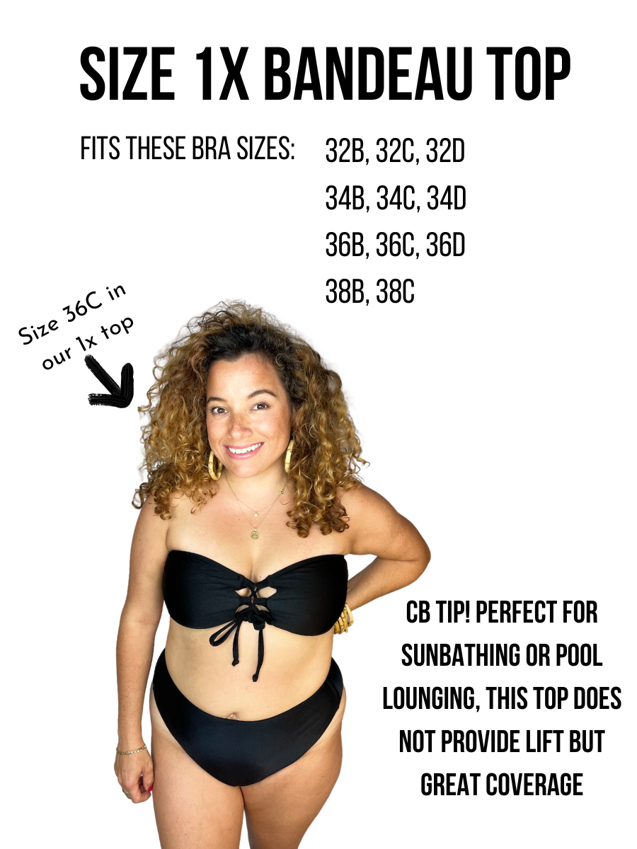 Classic Black Bandeau Top