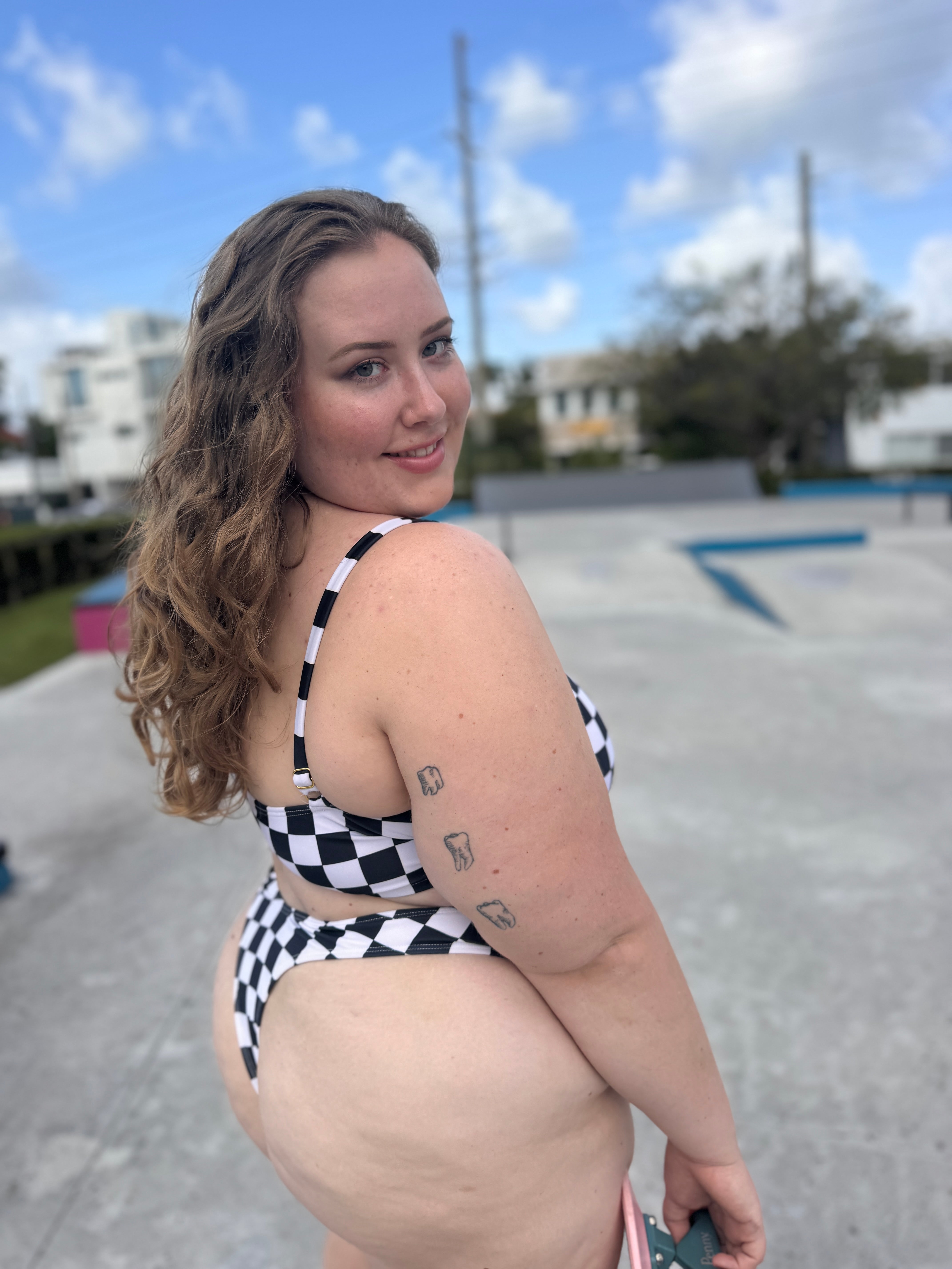 Skate Park Thong Bikini Bottom