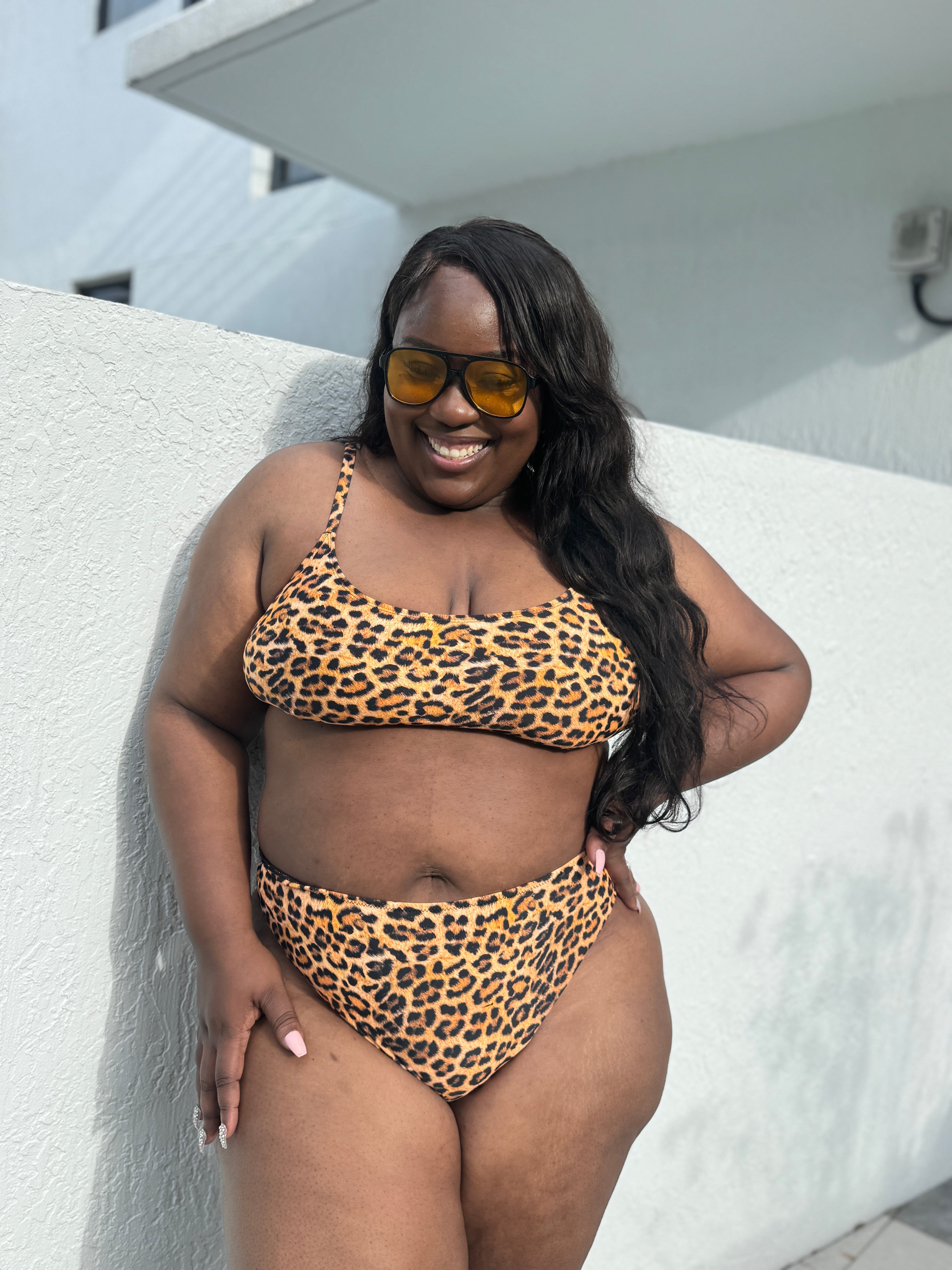 Feisty Feline Scoop Top