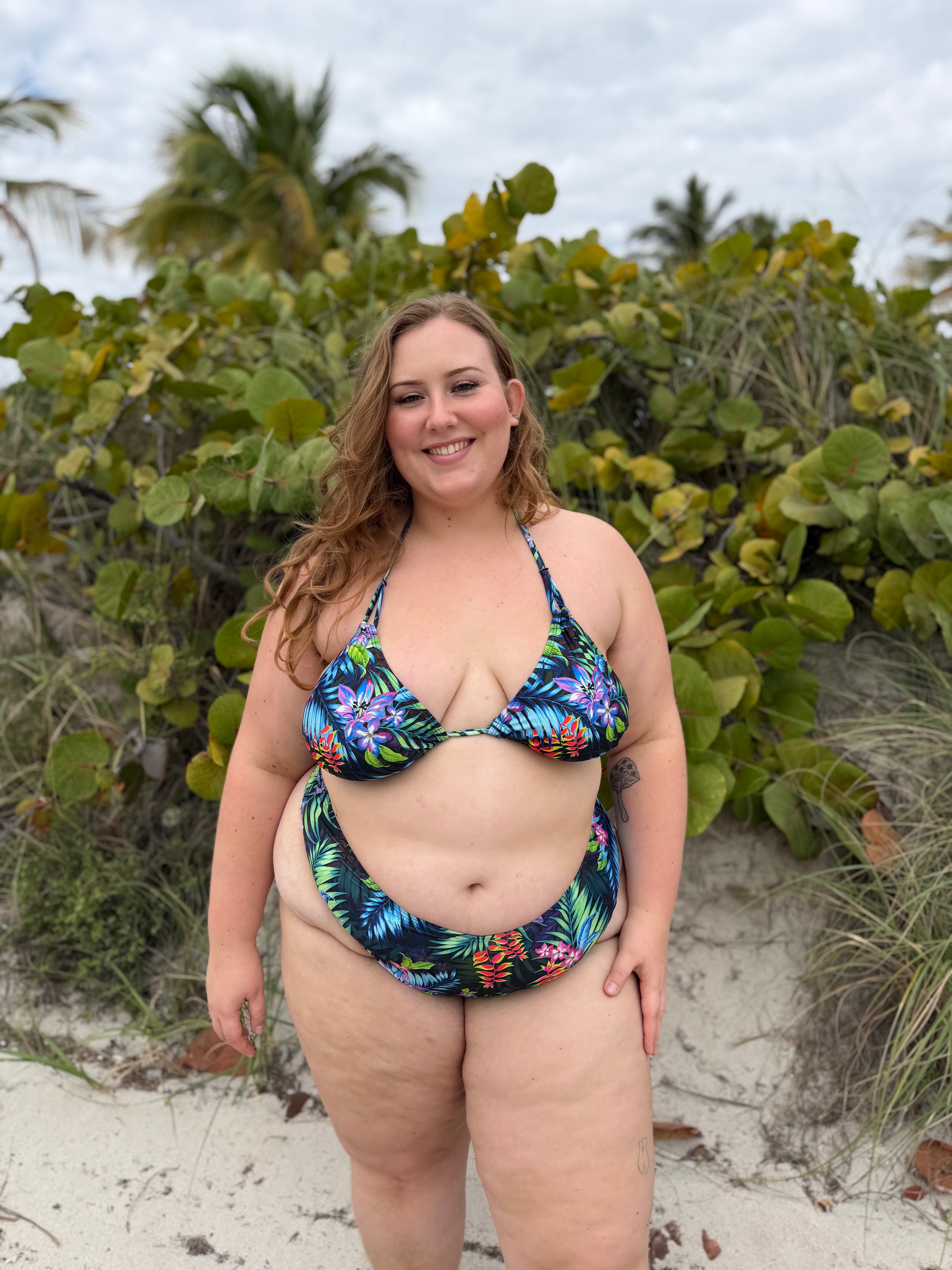 Hot Tropics Triangle Top