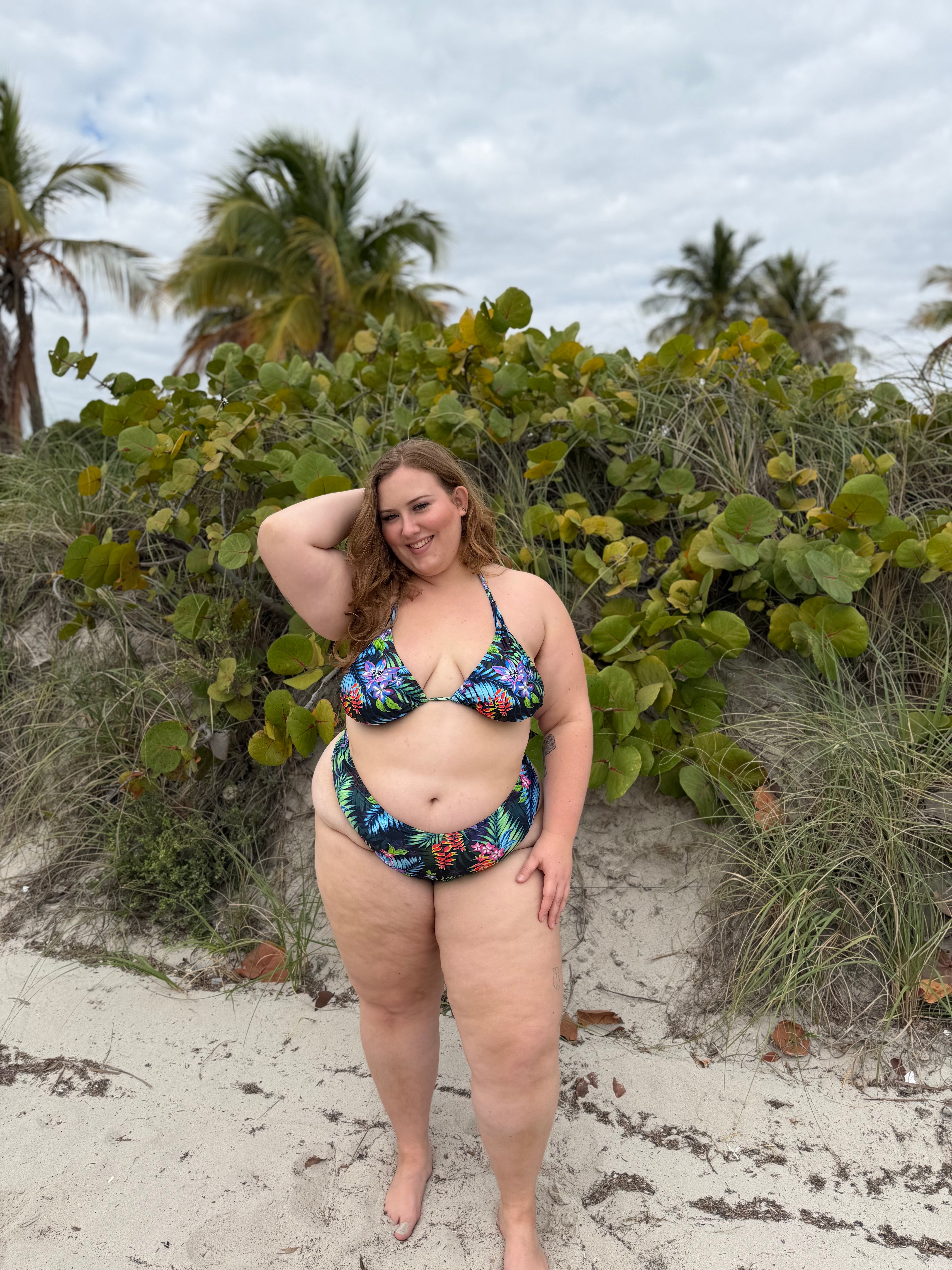 Hot Tropics Triangle Top