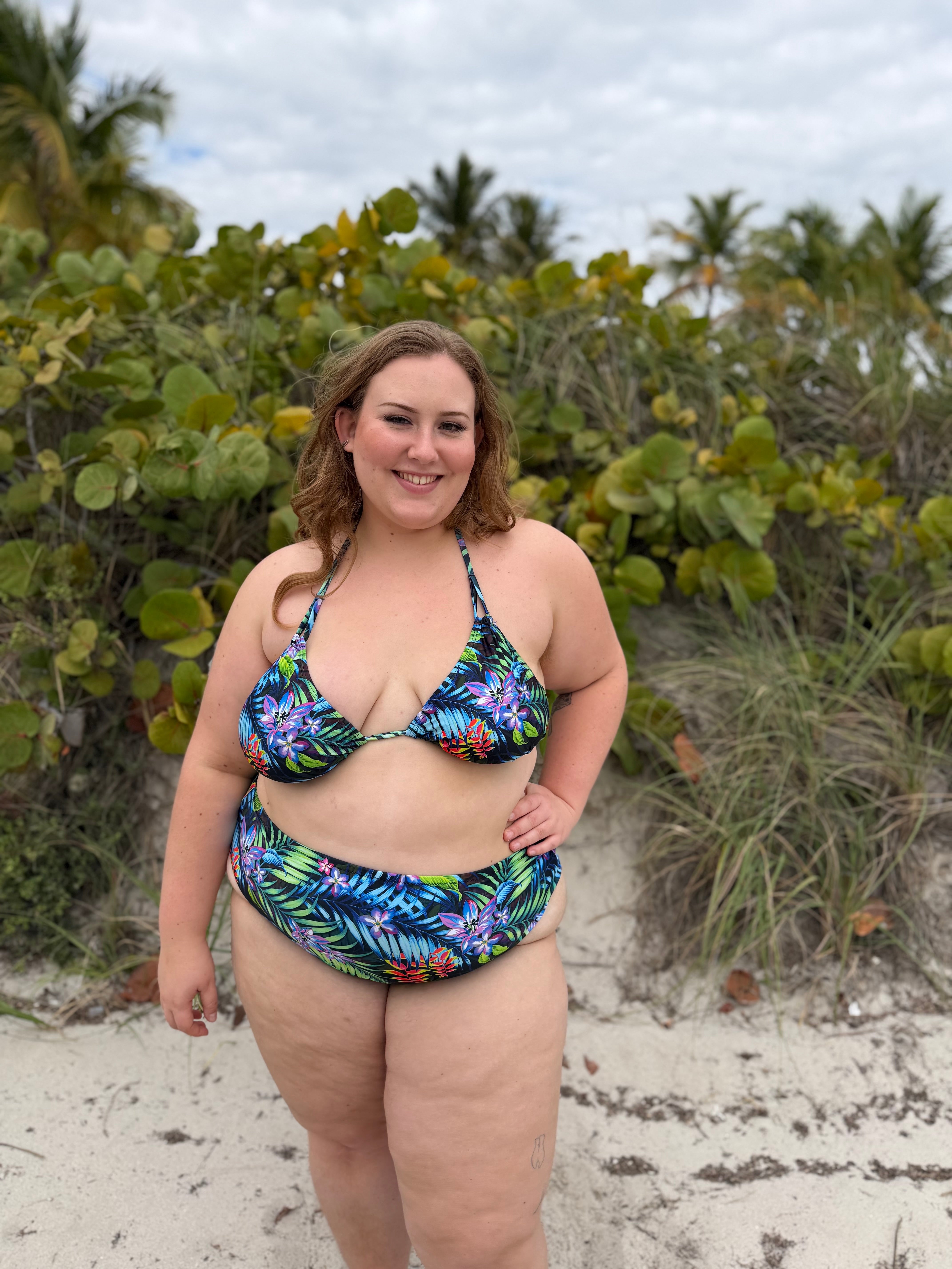 Hot Tropics Triangle Top