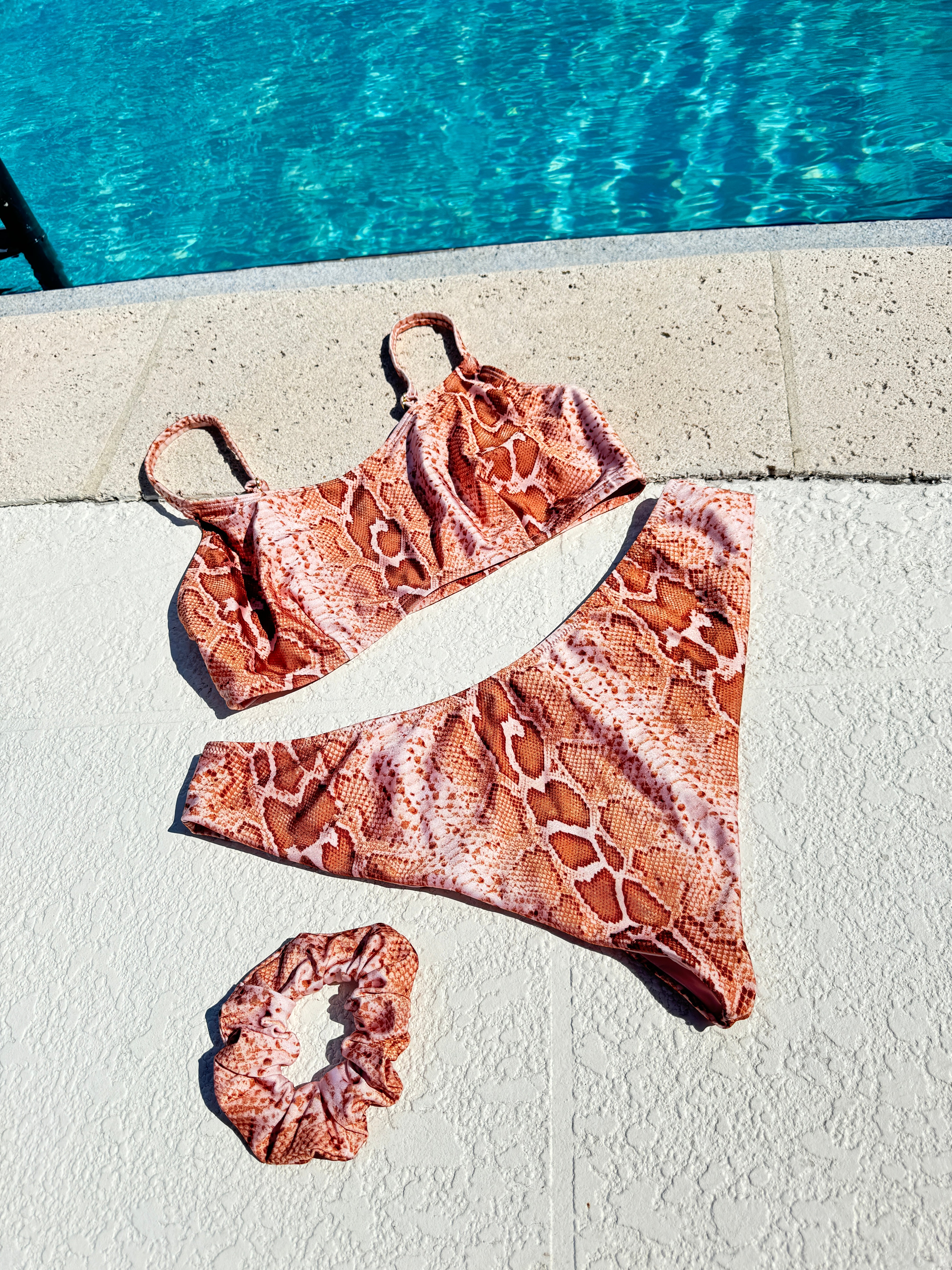 OG Snake Scoop Bikini Top final sale