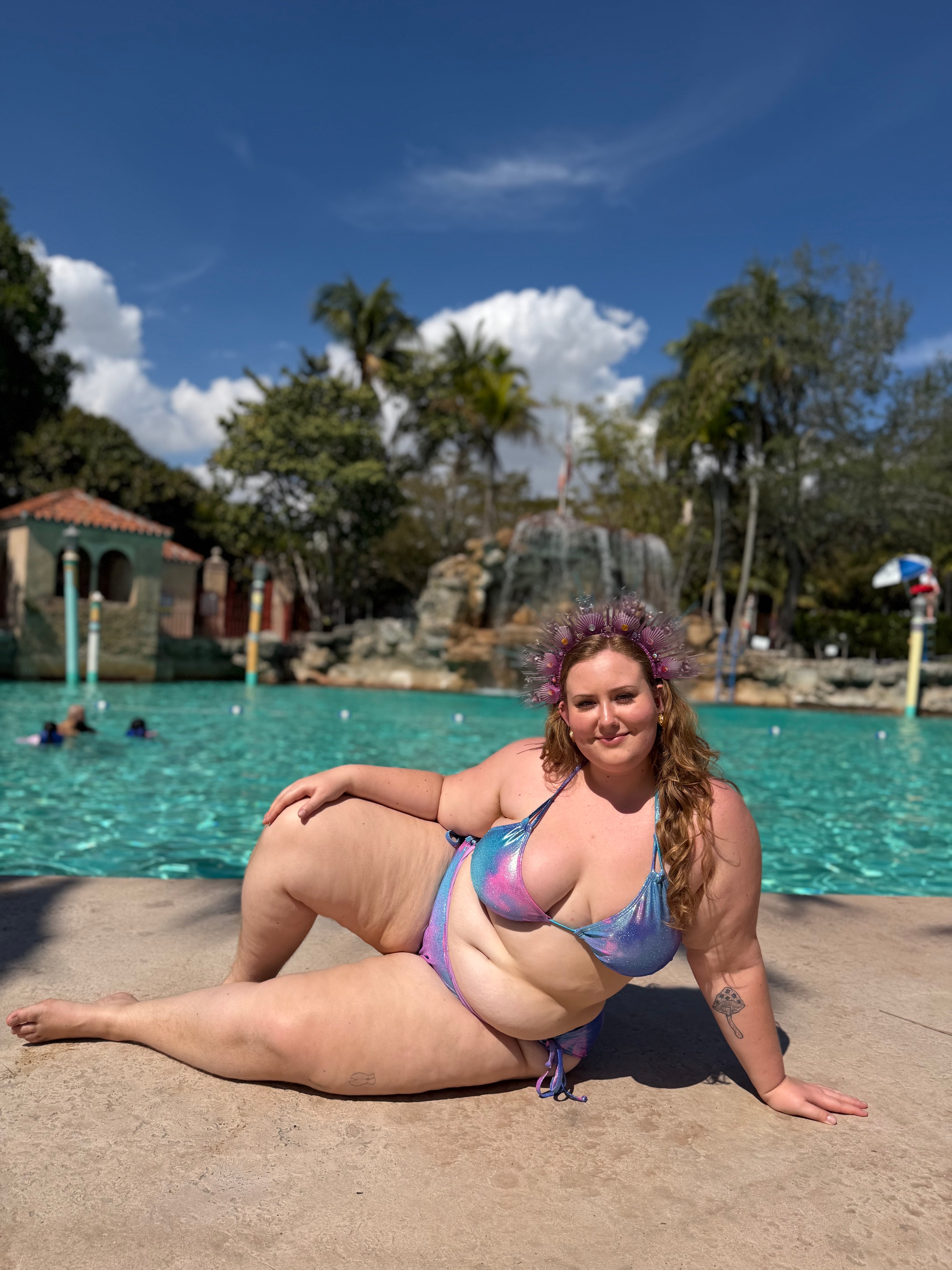 Ocean Ombre Triangle Top