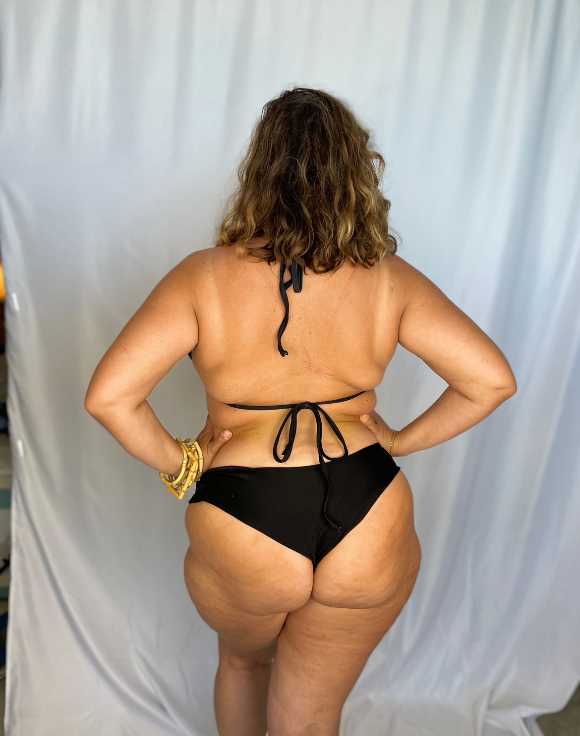Classic Black Reversible Cheeky Bikini Bottom