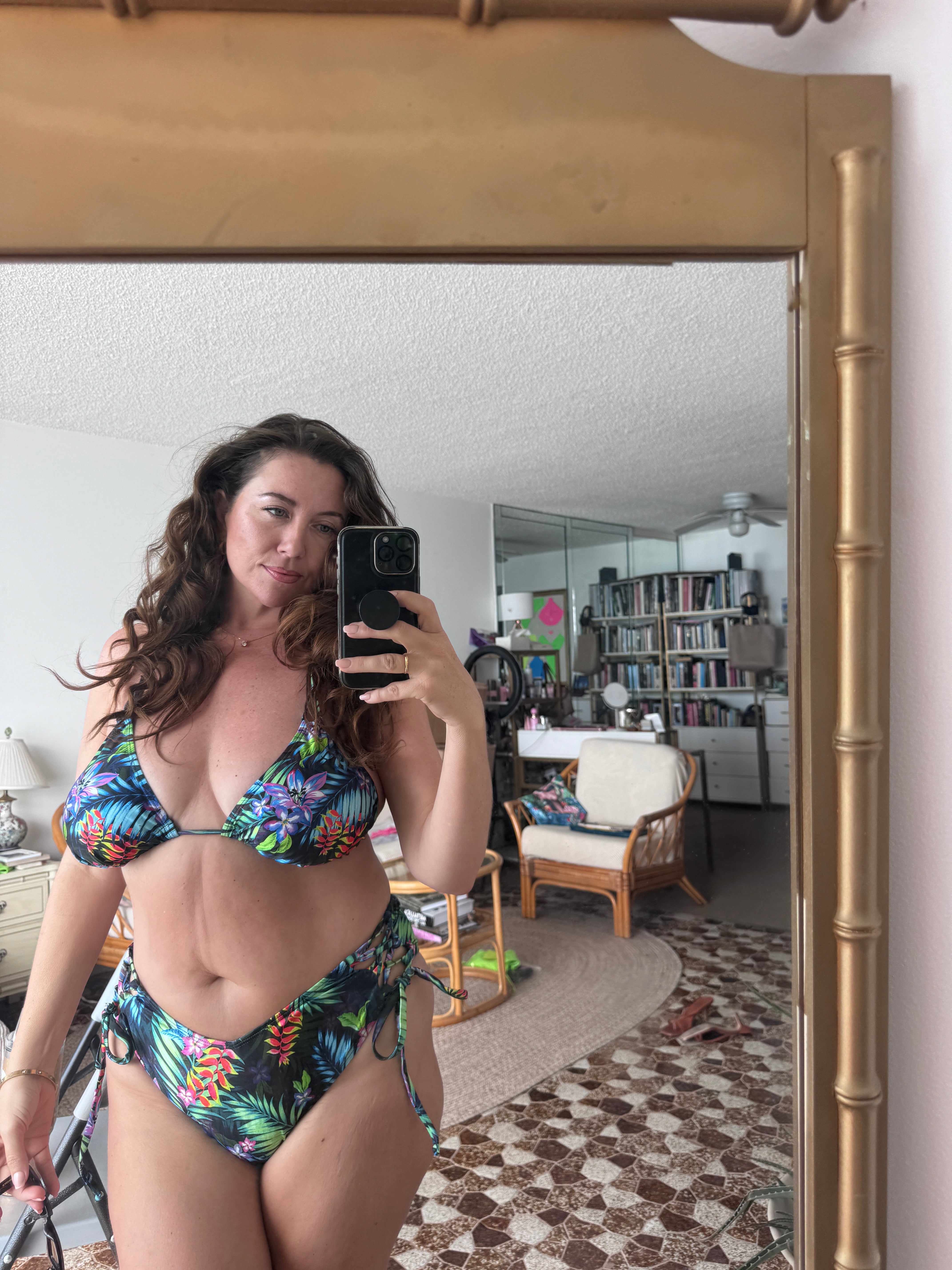 Hot Tropics Triangle Top