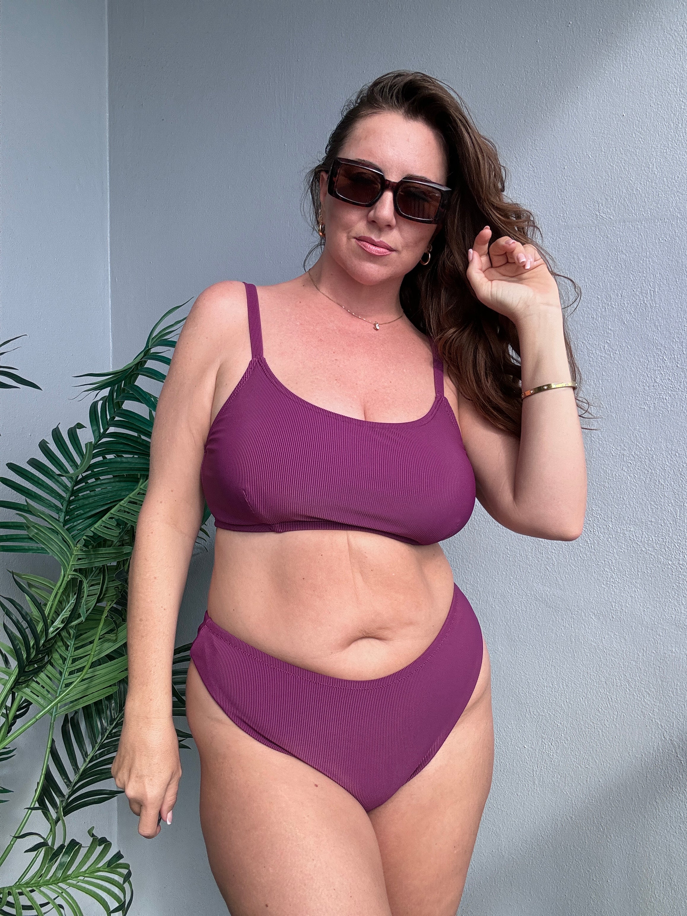 Eggplant Rib Cheeky Bottom