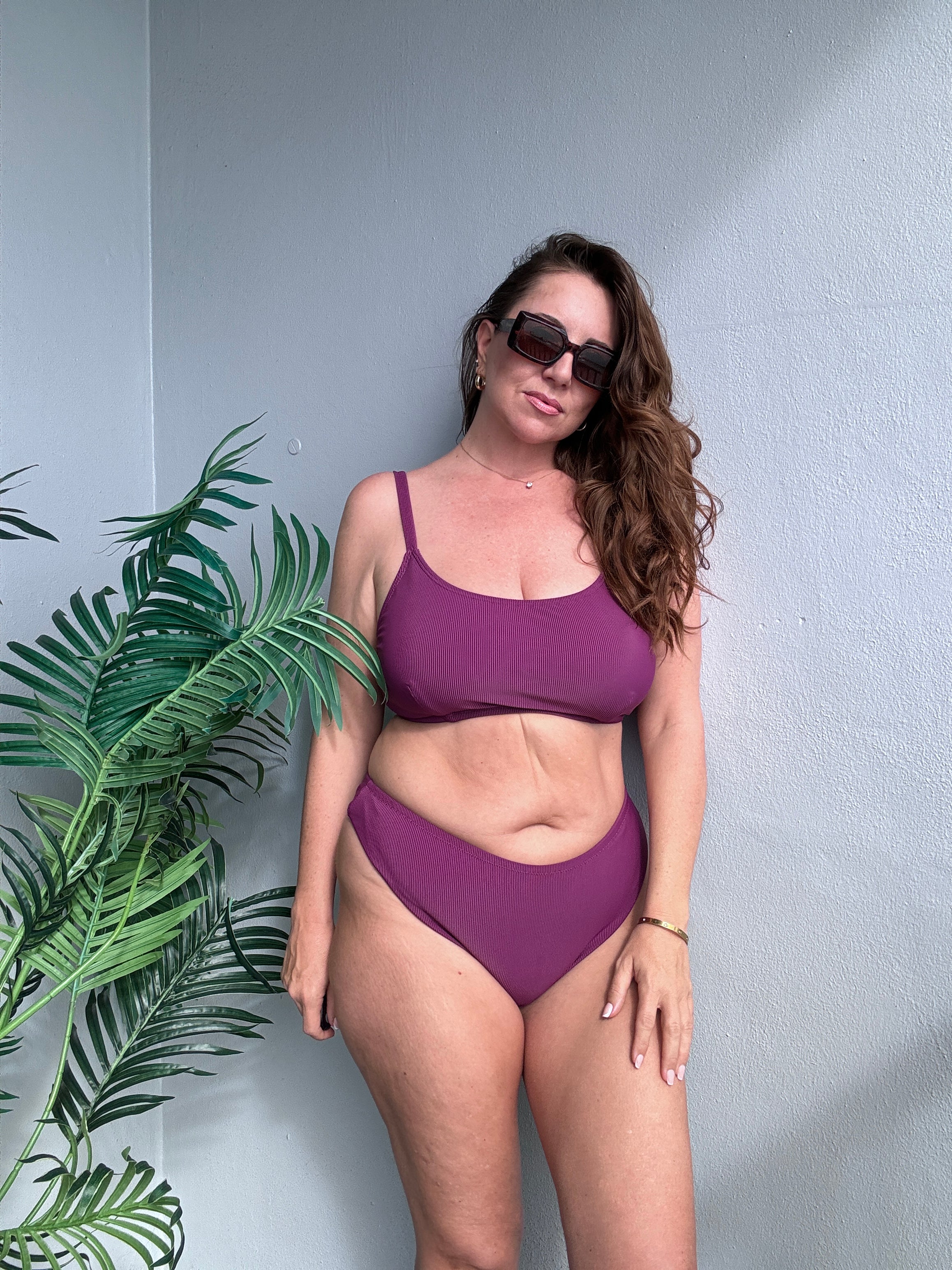 Eggplant Rib Cheeky Bottom