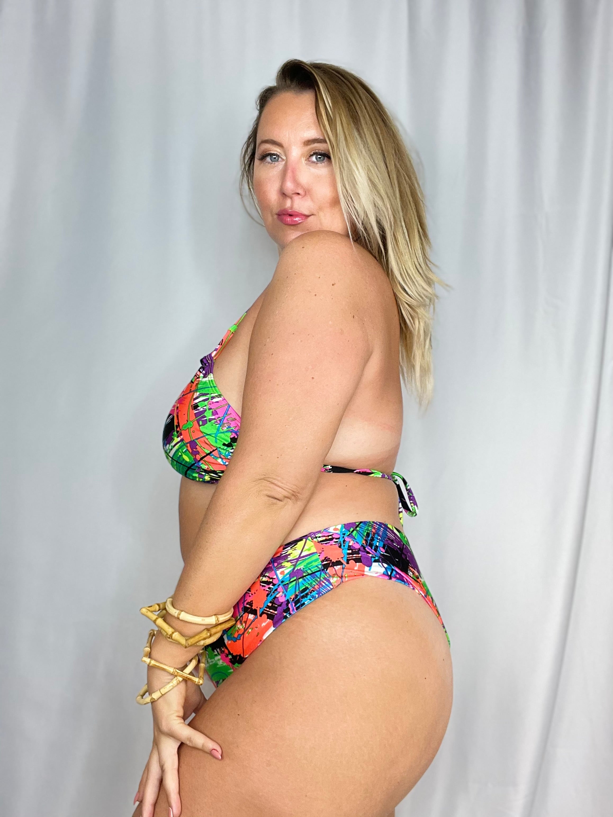 Paint Splatter Cheeky Bottom final sale