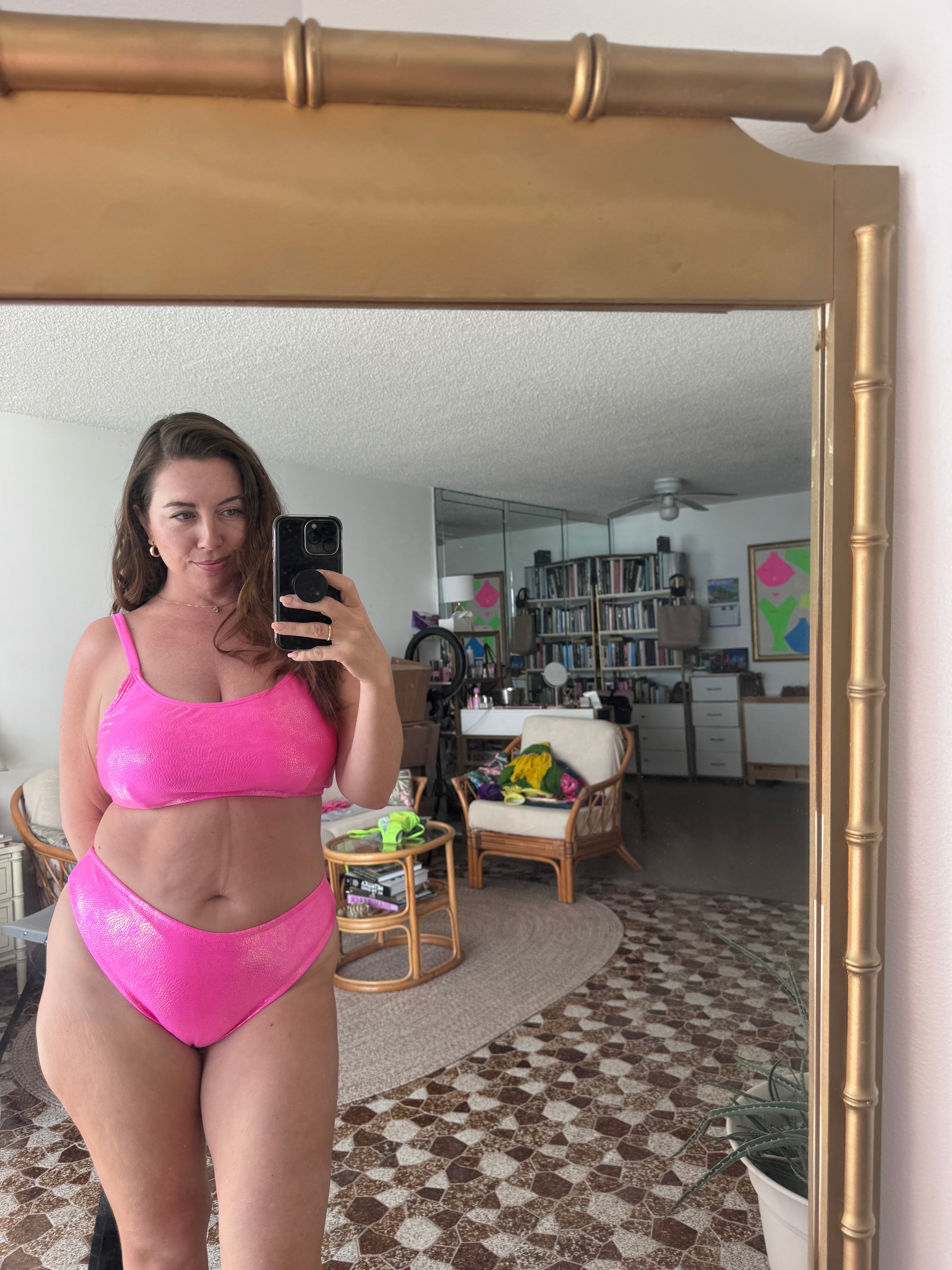 Pink Margarita Scoop Top