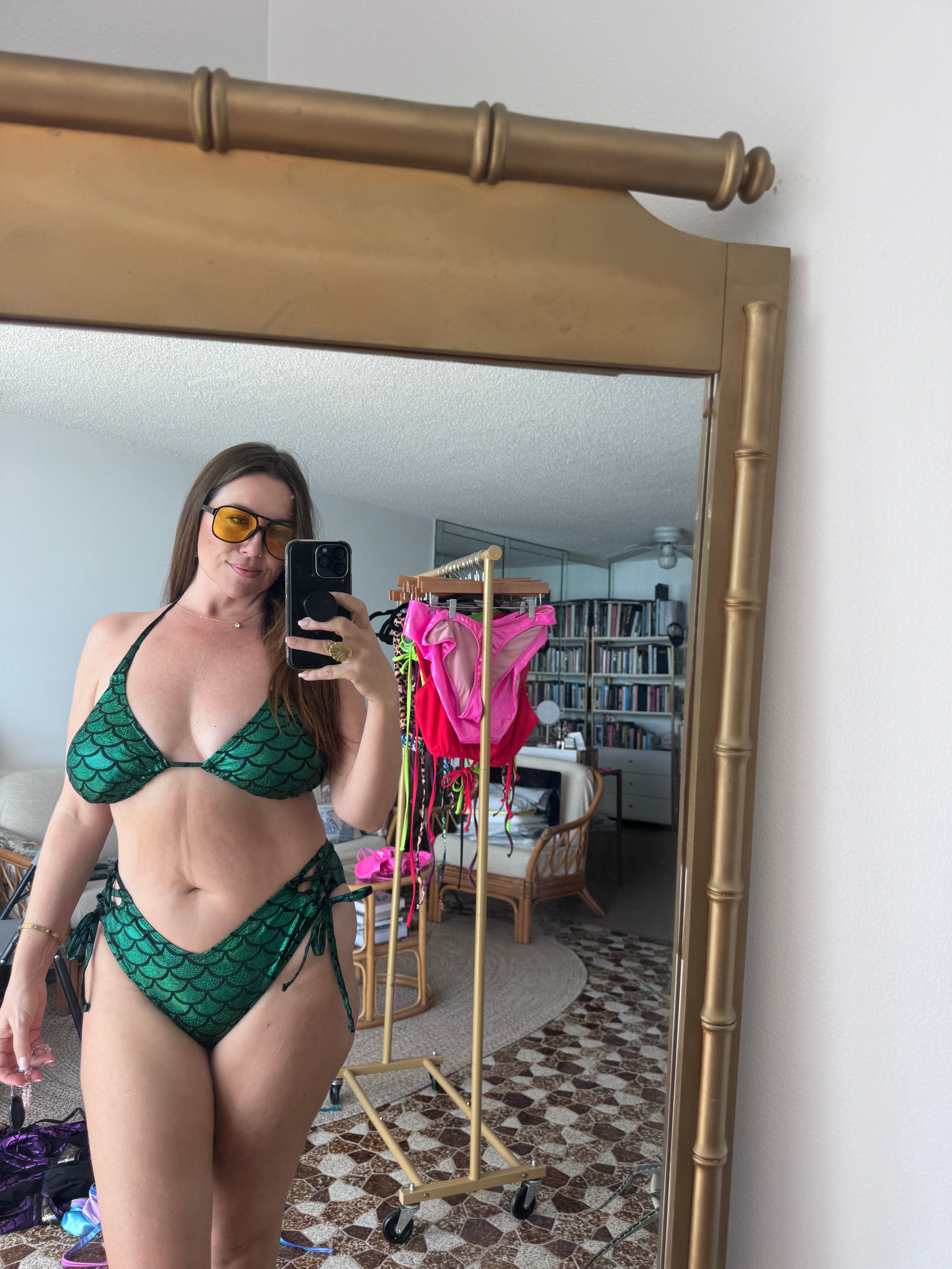 Emerald Green Mermaid Tie Bottom