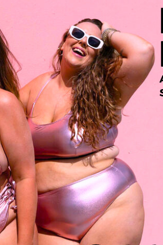 Metallic Rose Gold Scoop Top final sale
