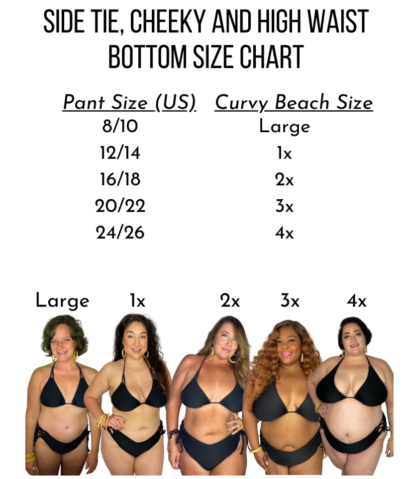 Glitter Grapevine Reversible Cheeky Bikini Bottom final sale