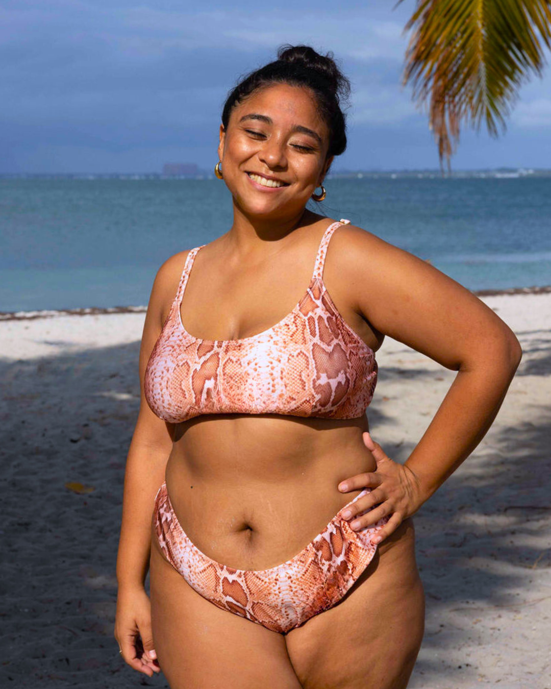 OG Snake Scoop Bikini Top final sale