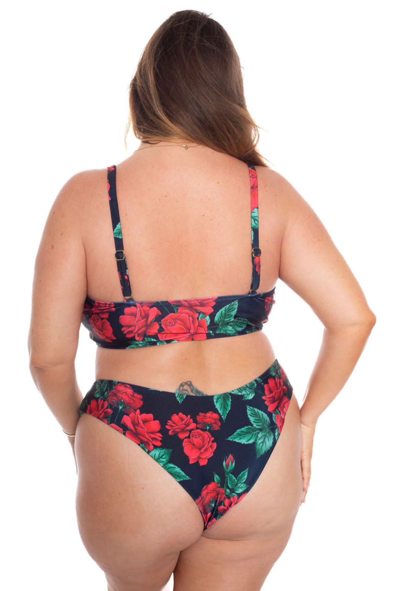 Rose Garden Reversible Cheeky Bikini Bottom final sale