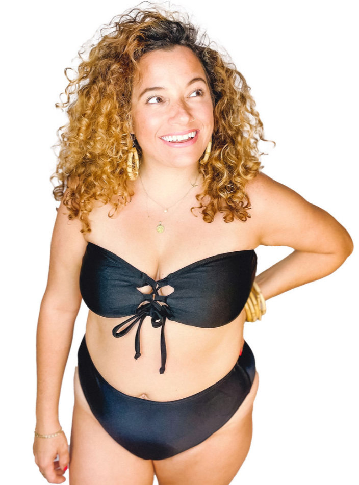 Classic Black Bandeau Top