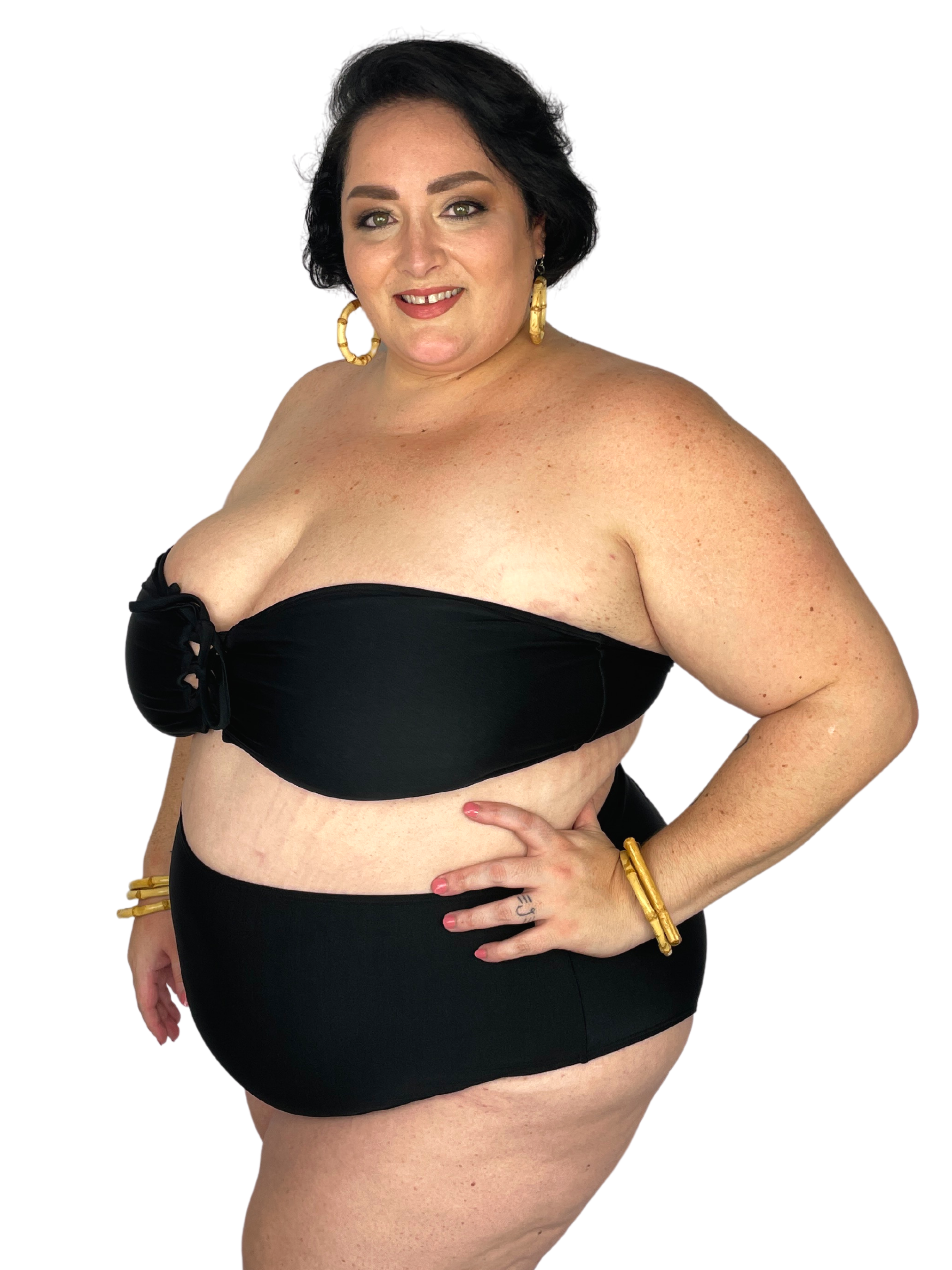 Classic Black Bandeau Top